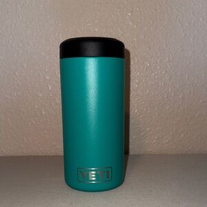YETI Rambler 12 oz. Colster Slim Can Insulator in Aquifer Blue